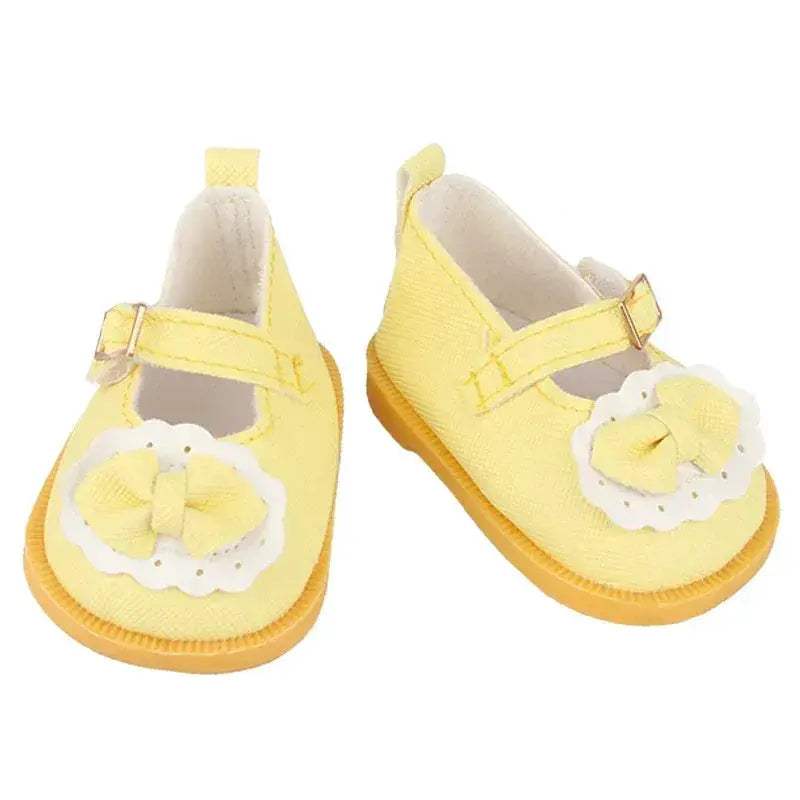 Exquisite Bow Doll Shoes 18 Inch American Girl Dolls - ToylandEU