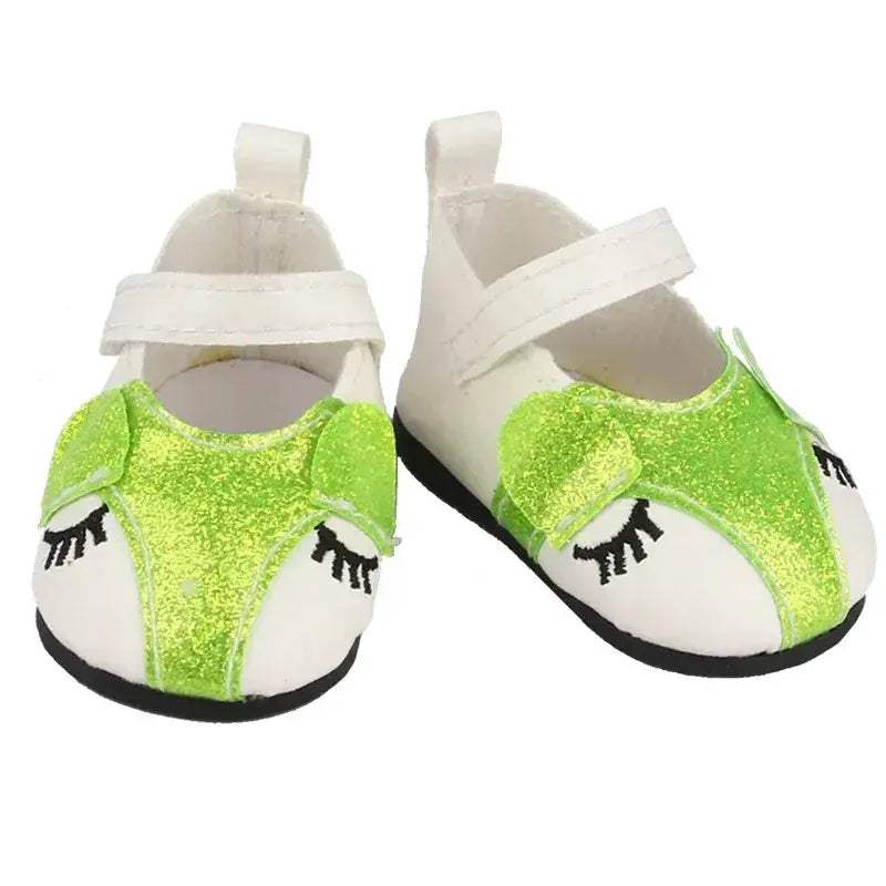 Exquisite Bow Doll Shoes 18 Inch American Girl Dolls - ToylandEU