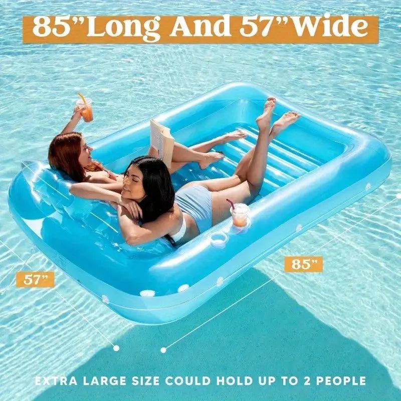  Extra Large Inflatable Pool Lounger For Sunbathing PVC -  ToylandEU™