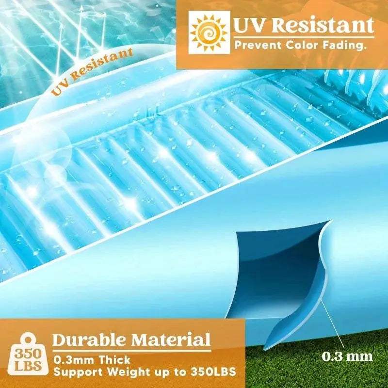  Extra Large Inflatable Pool Lounger For Sunbathing PVC -  ToylandEU™