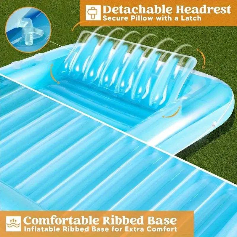  Extra Large Inflatable Pool Lounger For Sunbathing PVC -  ToylandEU™