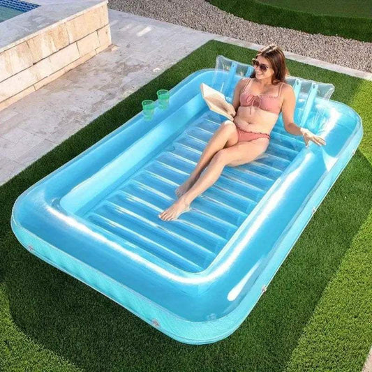  Extra Large Inflatable Pool Lounger For Sunbathing PVC -  ToylandEU™