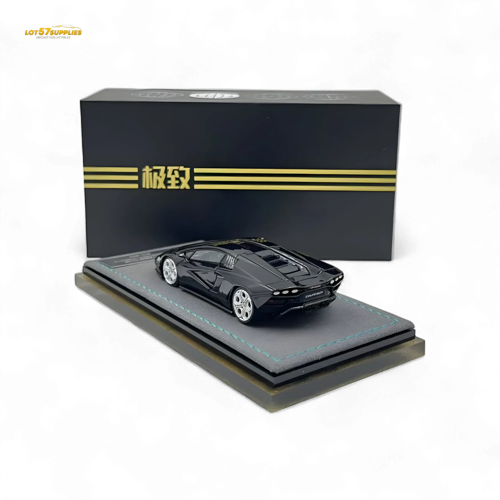 Extreme Club Lamborghini Countach LPI800-4 Nero Helene 1:64 - ToylandEU