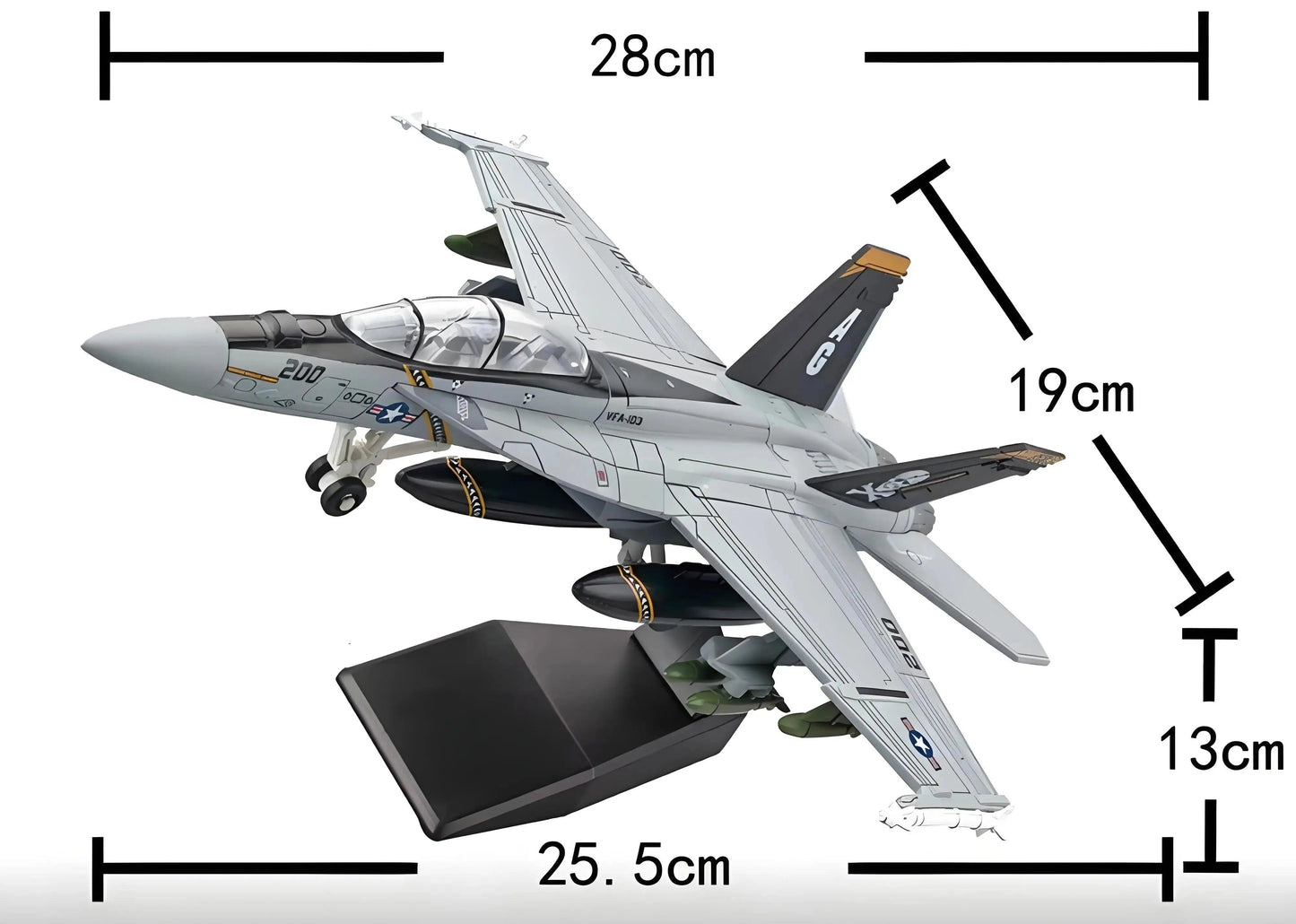 F A 18 Super Hornet Model | 1:72 Scale | Toylandeu