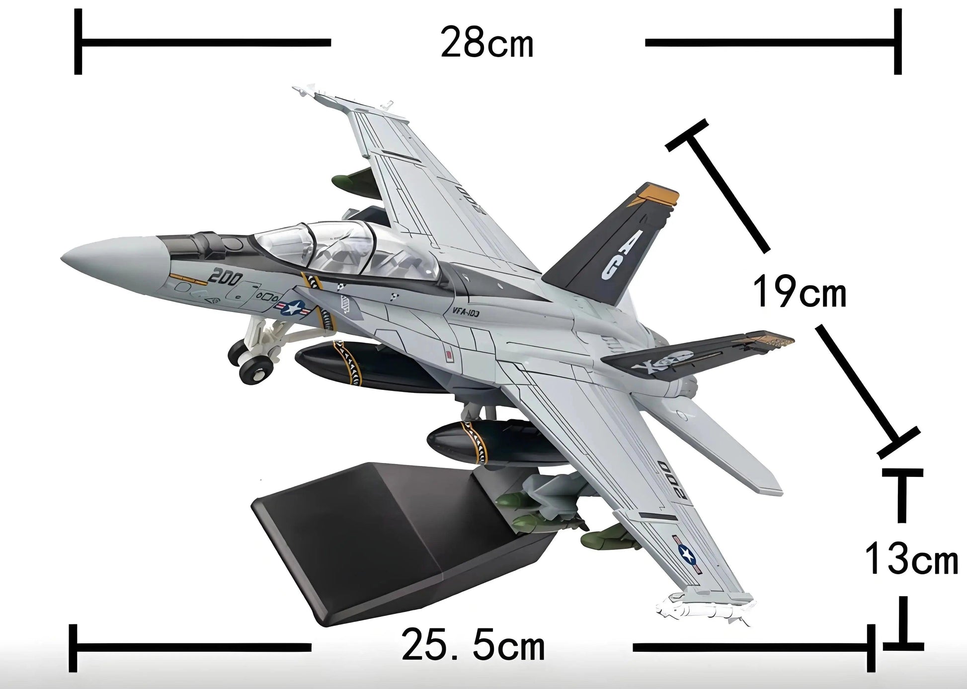 F A 18 Super Hornet Model | 1:72 Scale | Toylandeu