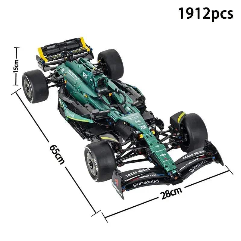 F1 Car Building Blocks DIY Assembly Kit For Boys - ToylandEU