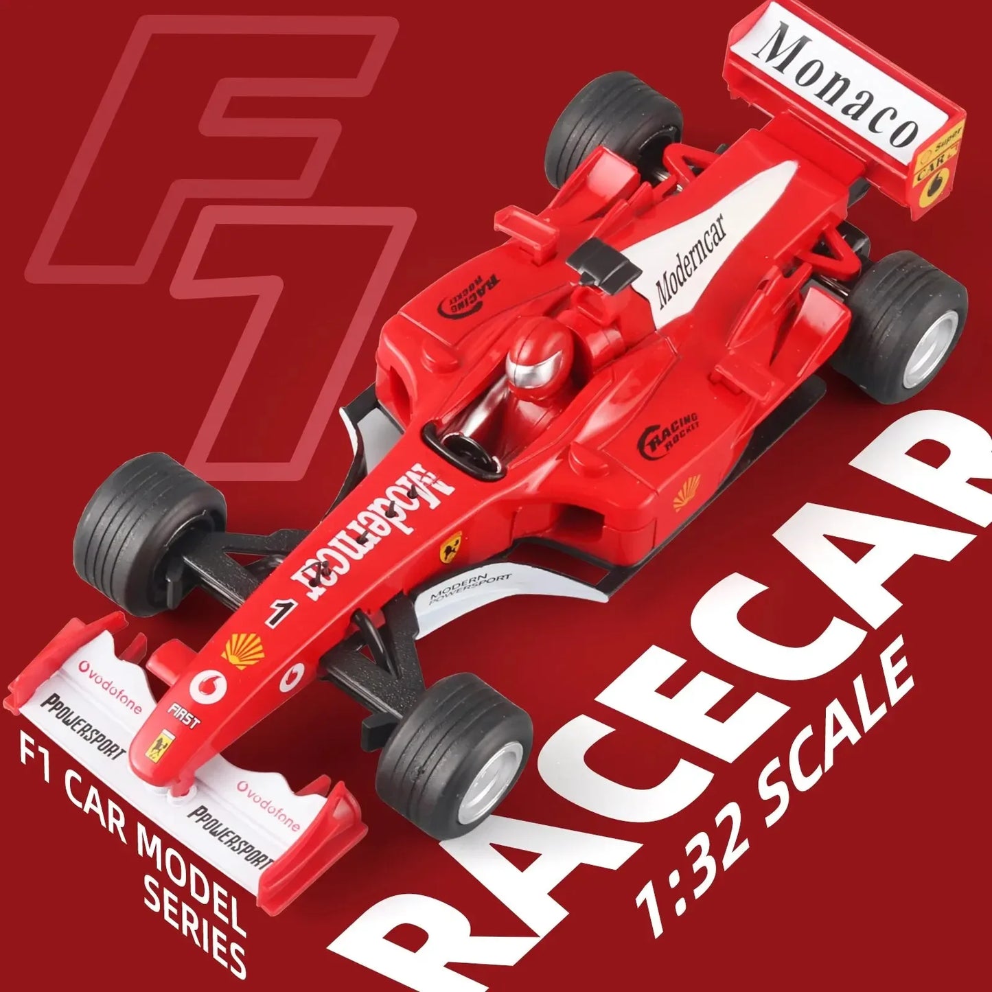 F1 Diecast Racing Car 1 32 Scale With Realistic Sound - ToylandEU