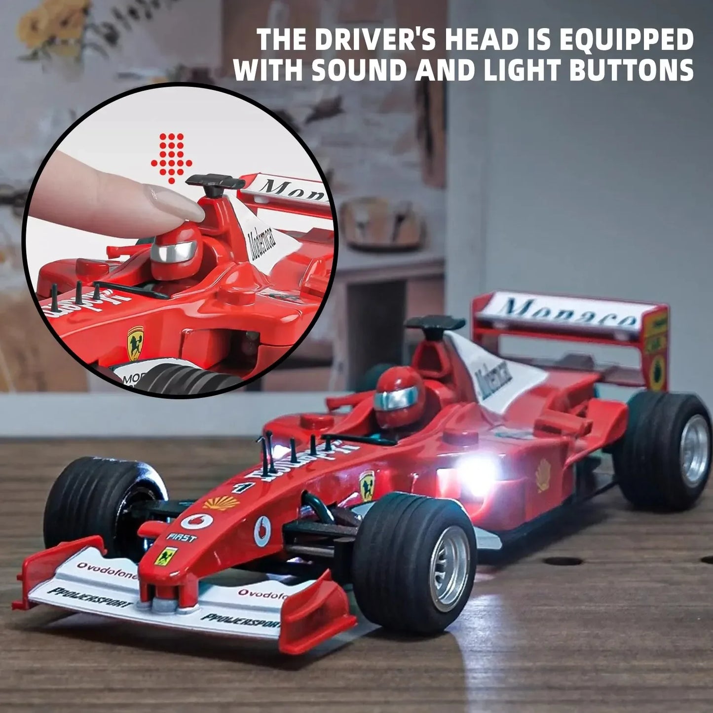 F1 Diecast Racing Car 1 32 Scale With Realistic Sound - ToylandEU