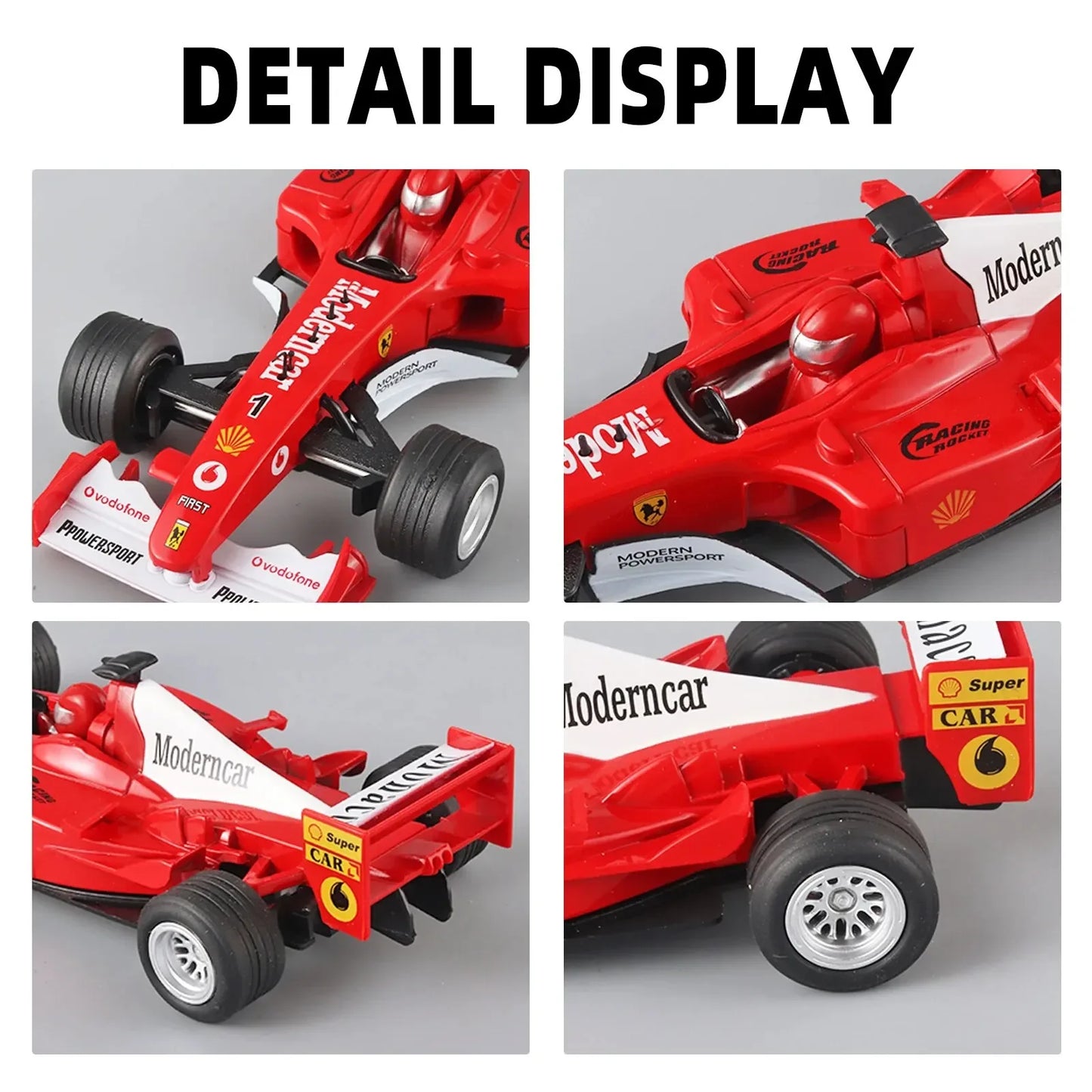 F1 Diecast Racing Car 1 32 Scale With Realistic Sound - ToylandEU