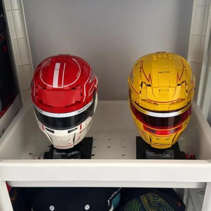 F1 Helmet Building Blocks Set | Leclerc | Toylandeu™