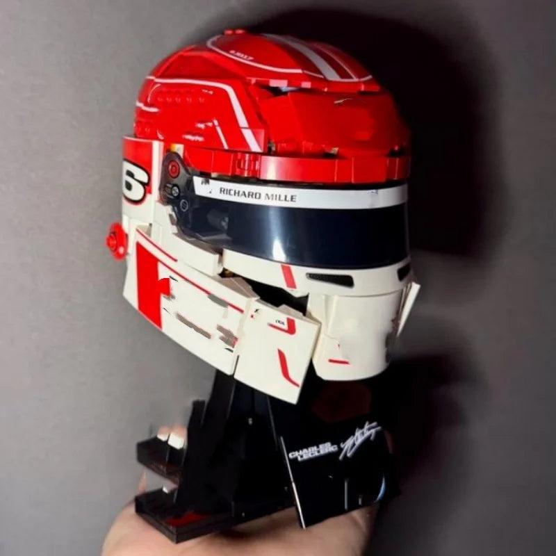 F1 Helmet Building Blocks Set | Leclerc | Toylandeu™