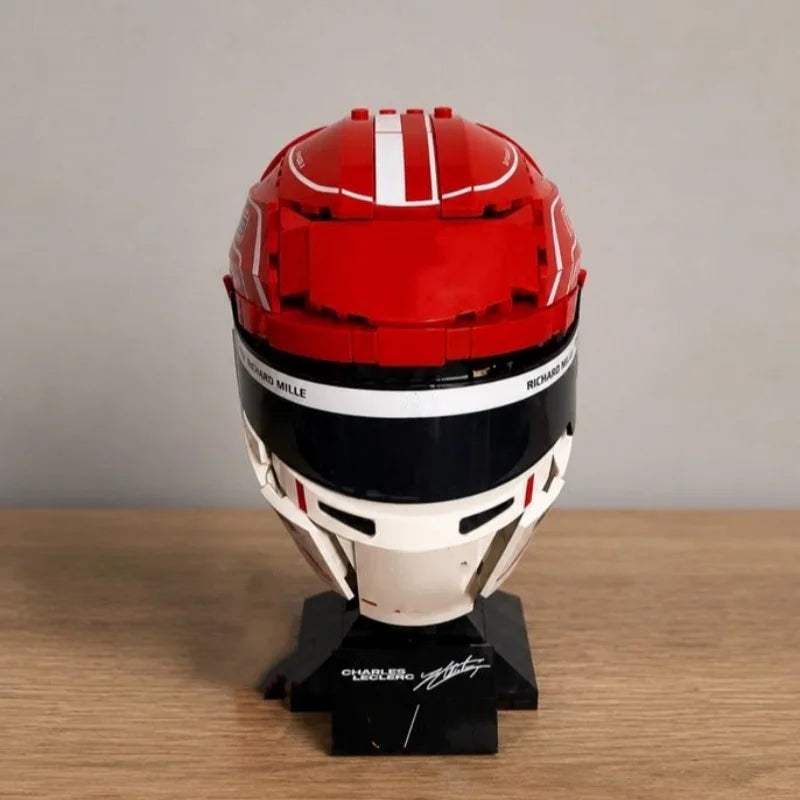 F1 Helmet Building Blocks Set | Leclerc | Toylandeu™