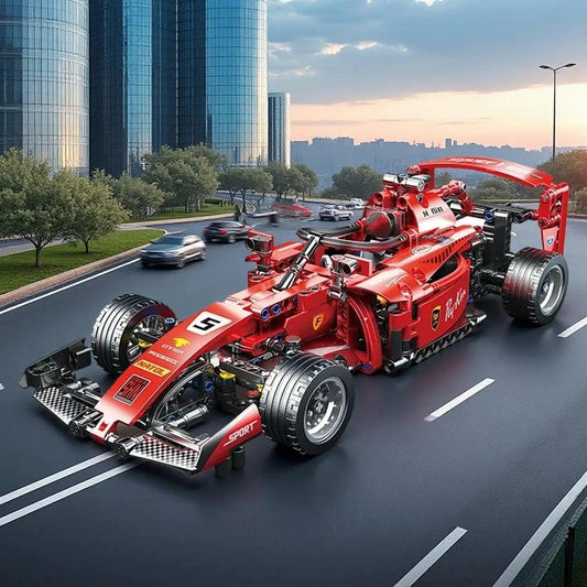  F1 Racing Car Building Blocks Educational Kit MOC -  ToylandEU™