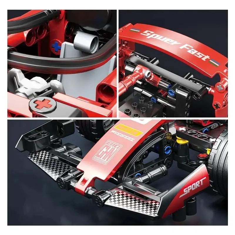  F1 Racing Car Building Blocks Educational Kit MOC -  ToylandEU™