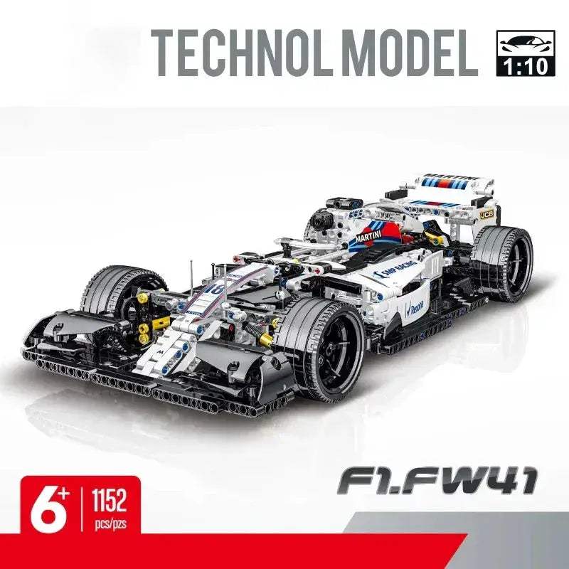 F1 Racing Car Building Blocks Set Boosts Hands On Skills - ToylandEU