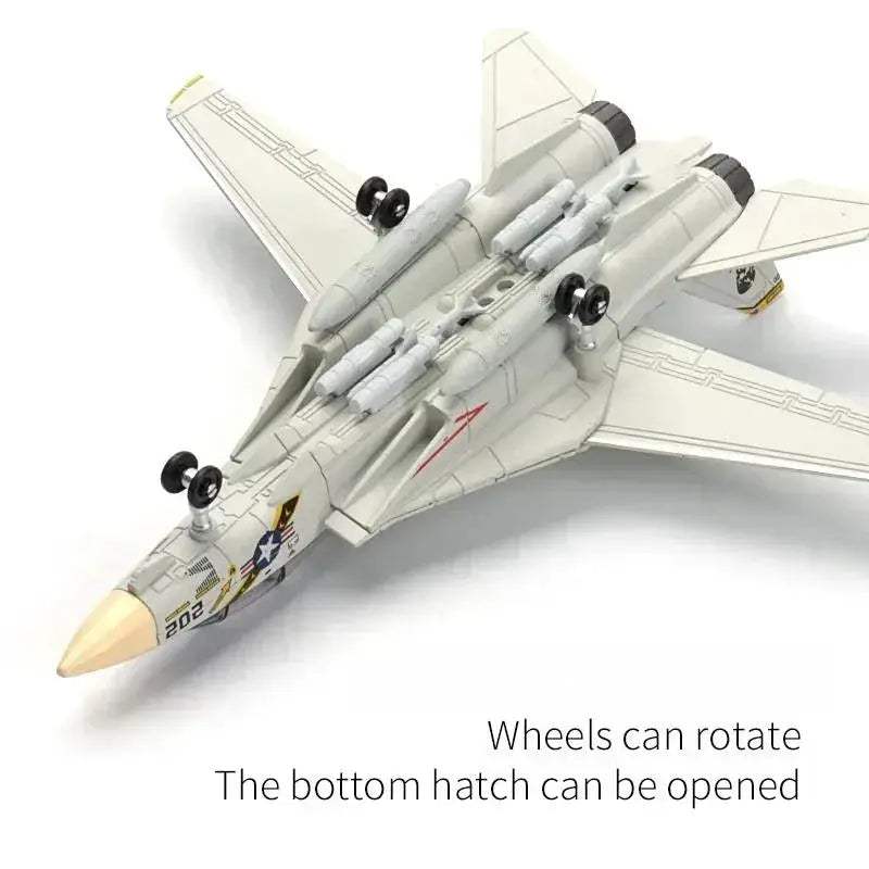 F14 Tomcat Fighter Jet Building Block Model Kit For Boys - ToylandEU