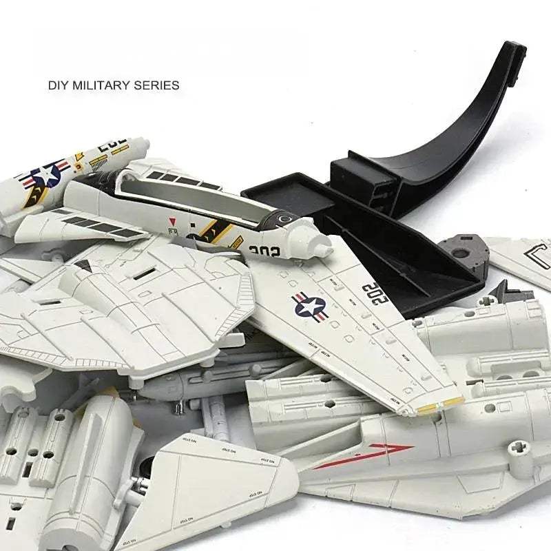 F14 Tomcat Fighter Jet Building Block Model Kit For Boys - ToylandEU