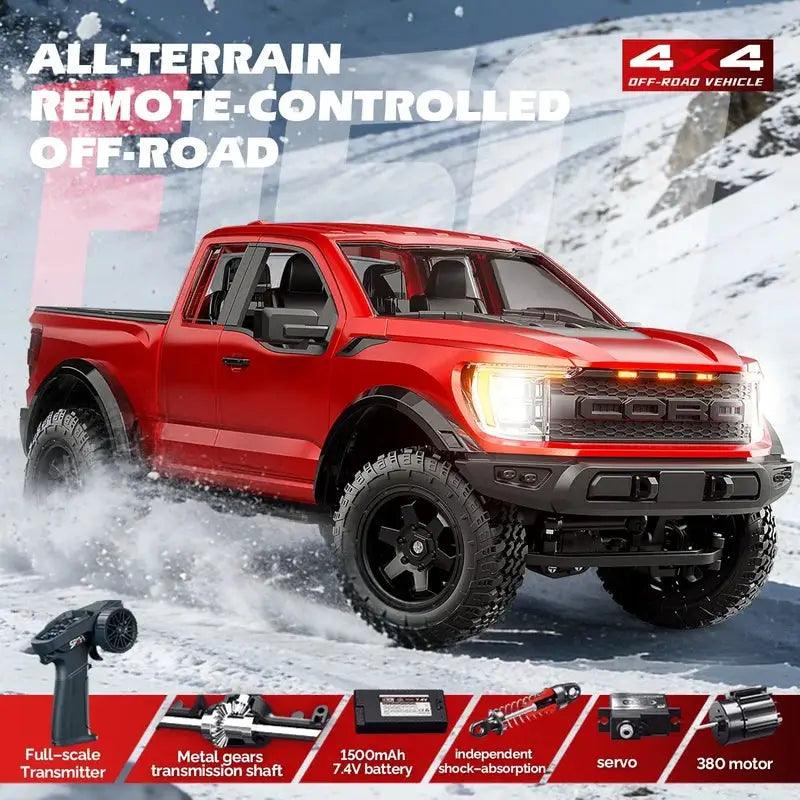  F150 Raptor RC Truck Splash Resistant 4WD RTR Scale -  ToylandEU™
