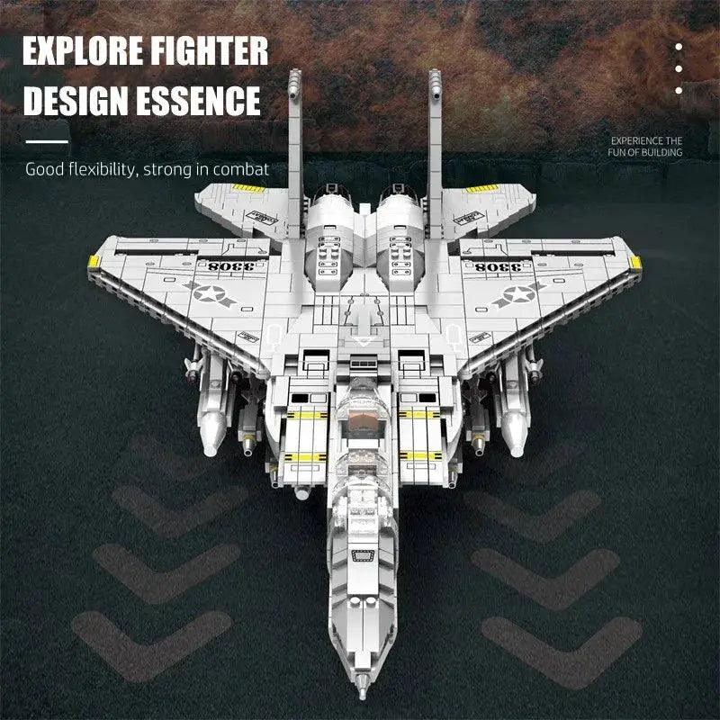  F15E Fighter Jet Building Blocks Educational Set -  ToylandEU™