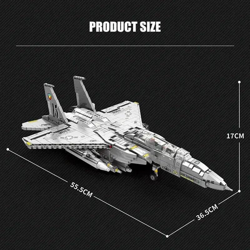  F15E Fighter Jet Building Blocks Educational Set -  ToylandEU™