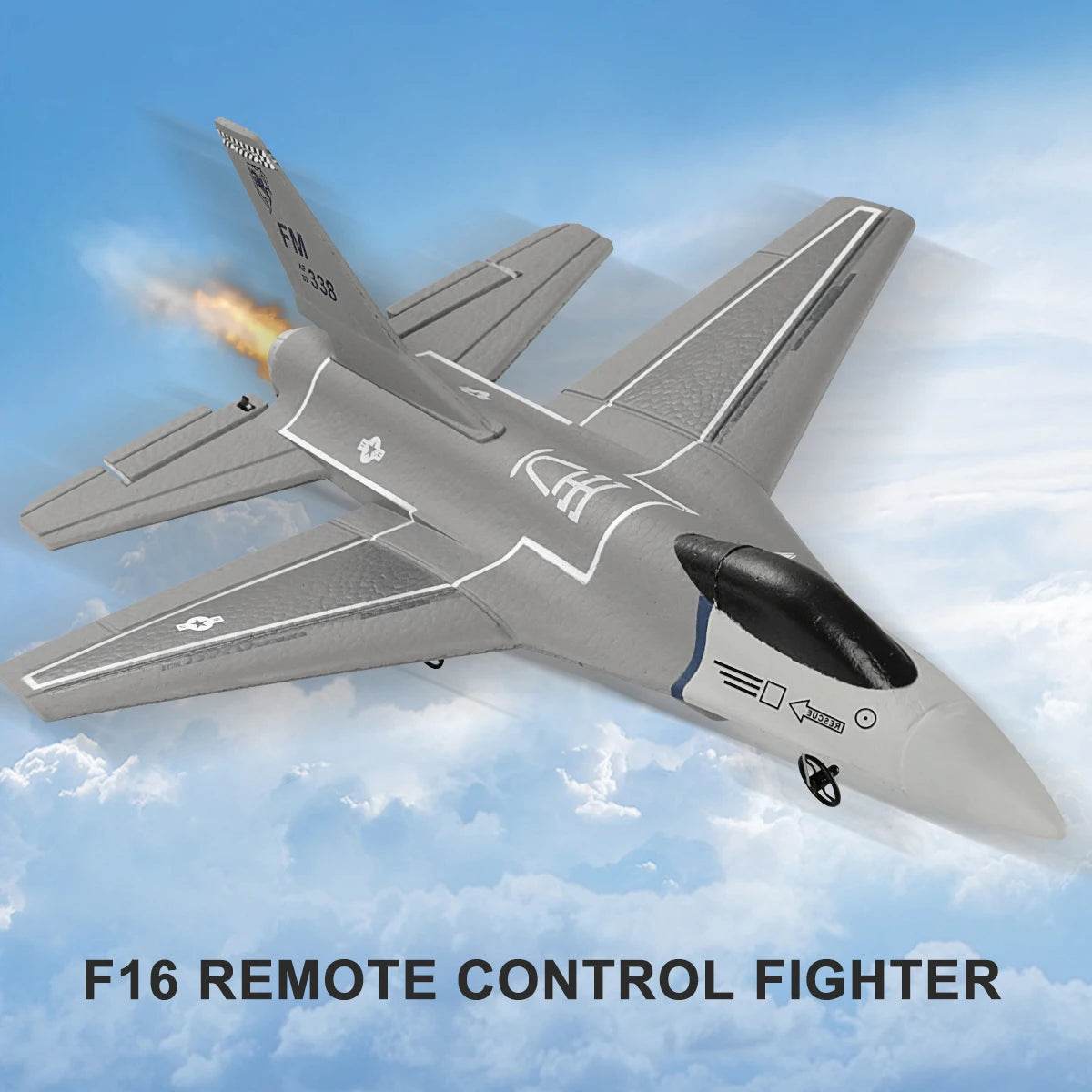 F16 RC Fighter Plane 3CH EPP Foam 2.4G Remote Control Airplane - ToylandEU