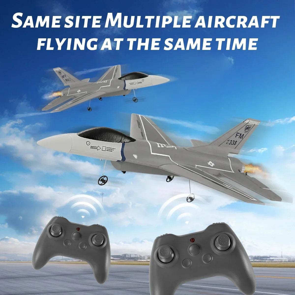 F16 RC Fighter Plane 3CH EPP Foam 2.4G Remote Control Airplane - ToylandEU