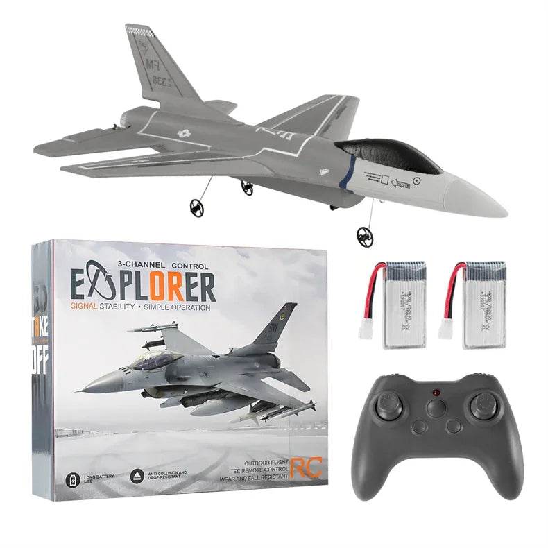 F16 RC Fighter Plane 3CH EPP Foam 2.4G Remote Control Airplane - ToylandEU