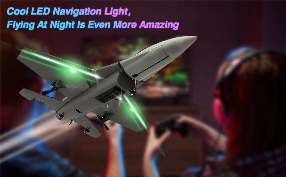 F16 RC Plane 3 Channel 6-Axis Gyro 2.4GHz Radio Controlled Glider - ToylandEU