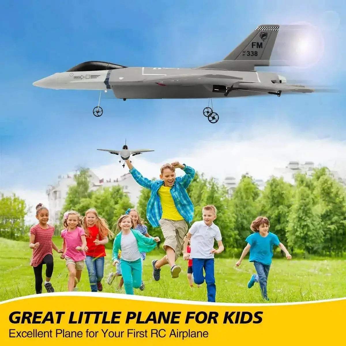  F16 RC Plane 3 Channel 6-Axis Gyro Foam Jet for Kids -  ToylandEU™