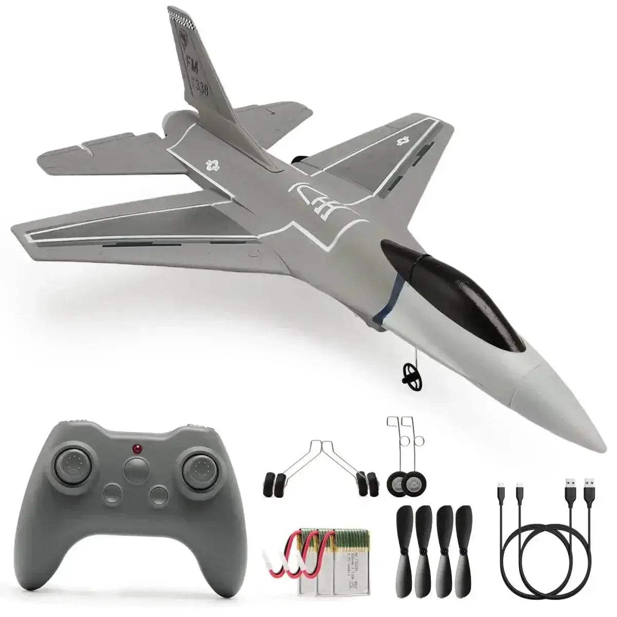  F16 RC Plane 3 Channel 6-Axis Gyro Foam Jet for Kids -  ToylandEU™