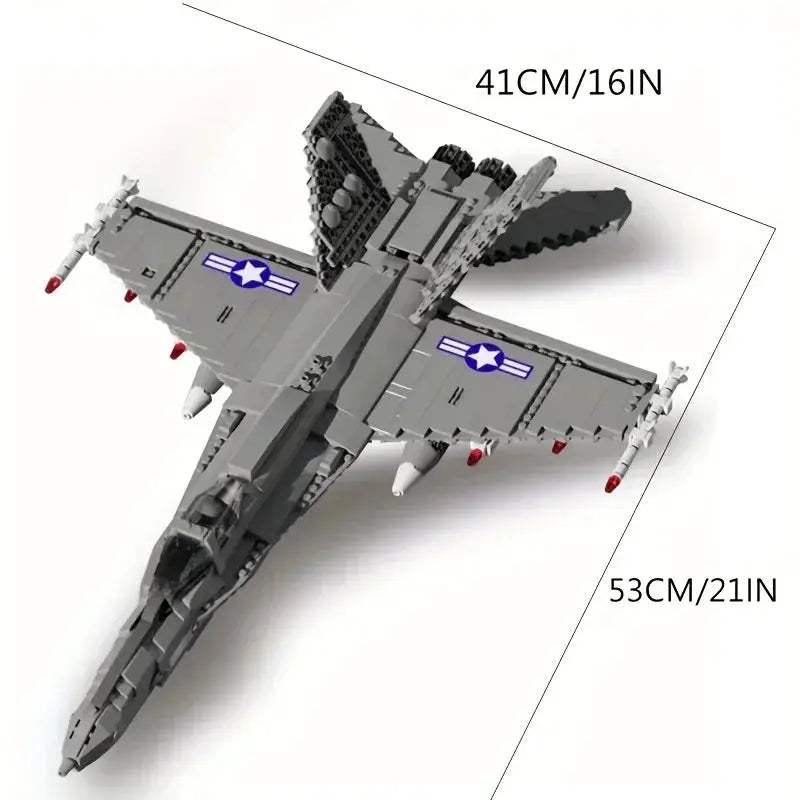 F22 Fighter Building Blocks Set For Realistic Military Aircraft - ToylandEU
