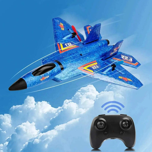  F22 Raptor RC Plane 2.4G 2CH With LED Lights For Kids -  ToylandEU™