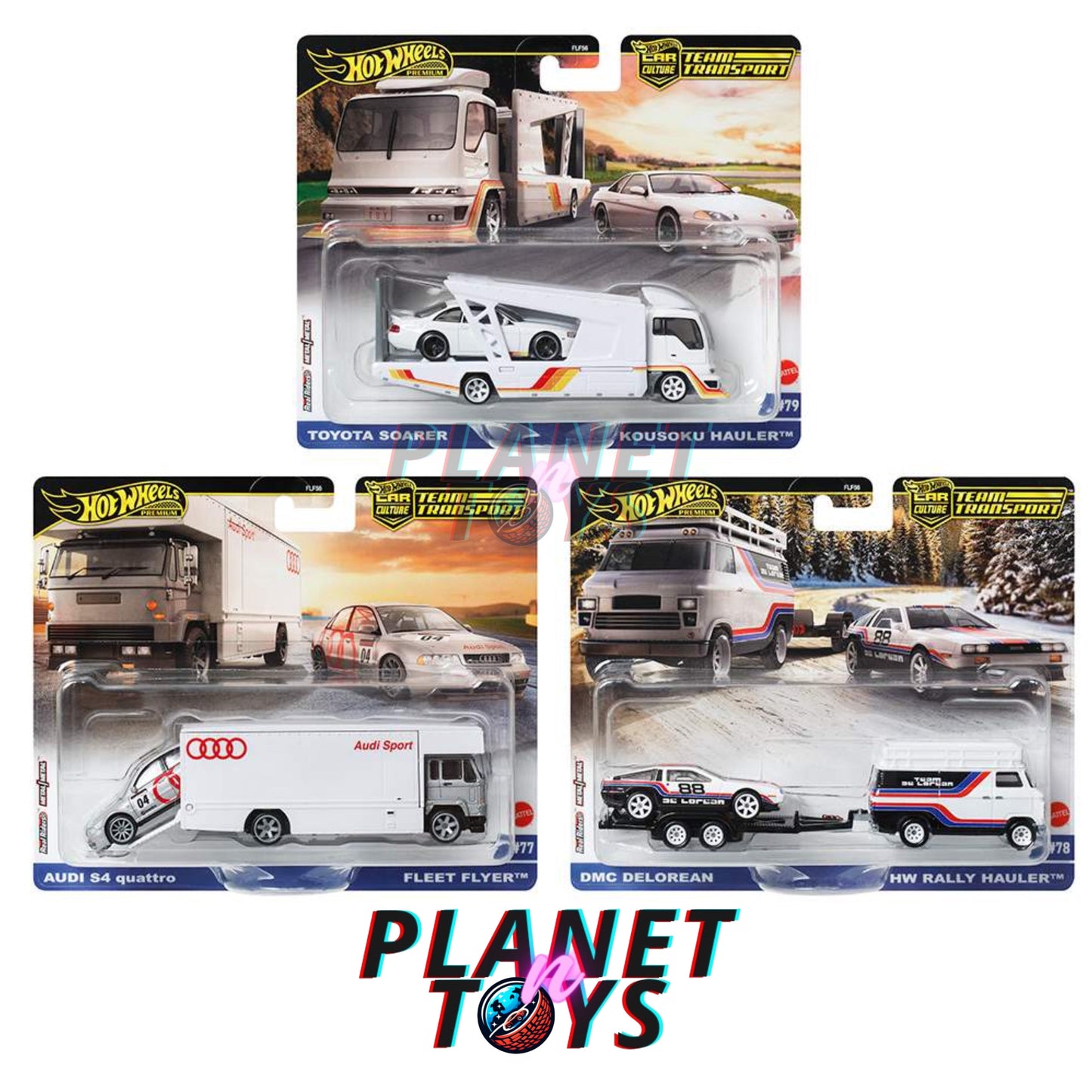 Hot Wheels Team Transport Mix 2 Diecast Cars Durable
