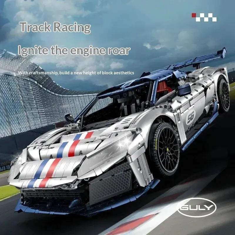 F80 Supercar Model Kit RC Building Blocks For Collectors - ToylandEU