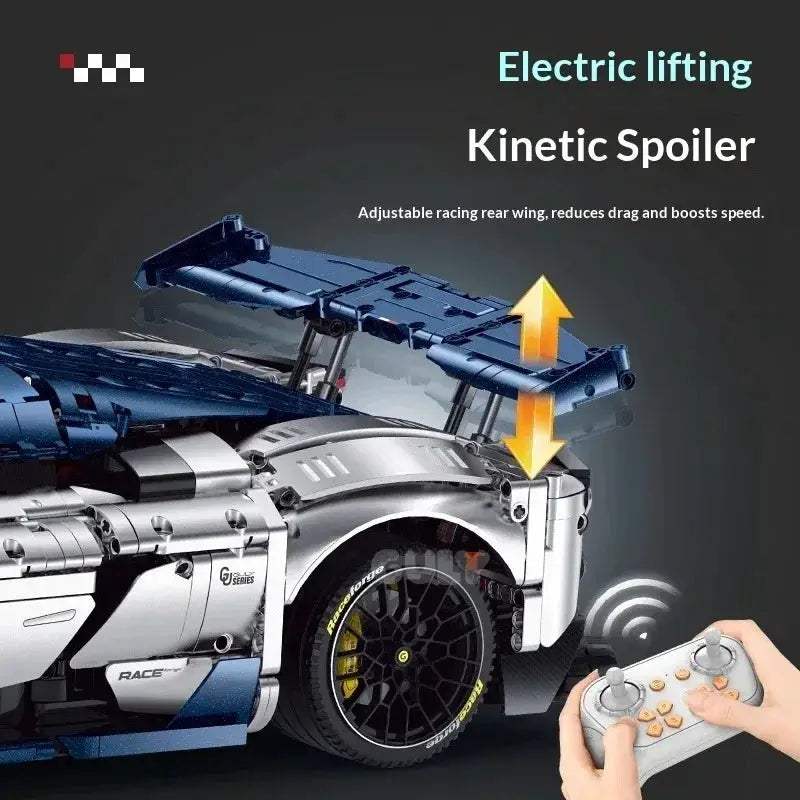 F80 Supercar Model Kit RC Building Blocks For Collectors - ToylandEU