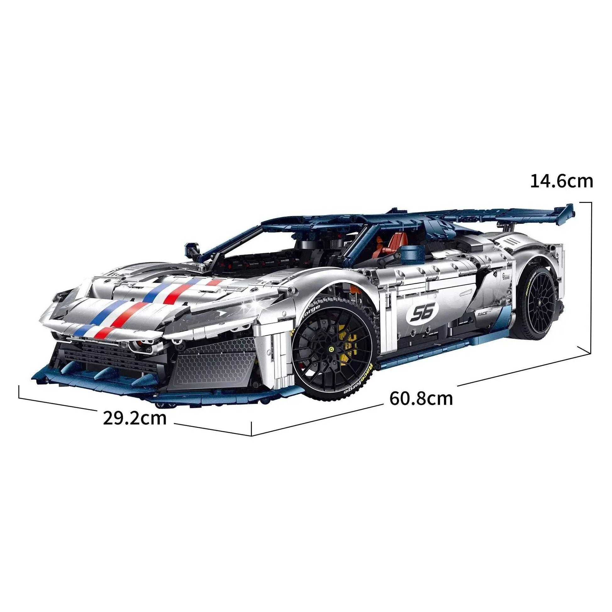 F80 Supercar Model Kit RC Building Blocks For Collectors - ToylandEU