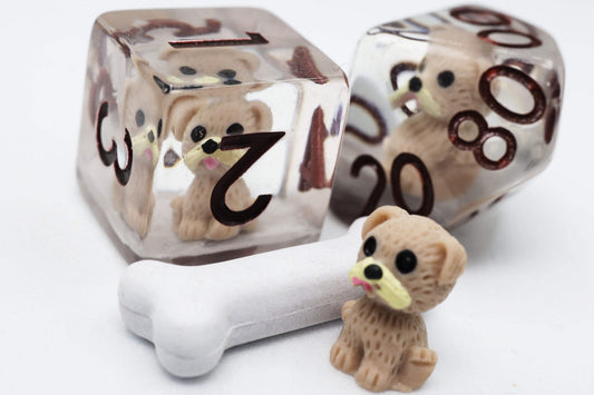 Hazel The Good Doggo RPG Dice Set | For D&D & Tabletop RPGs | Dice Sets & Games