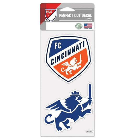 FC Cincinnati 4x4 Vinyl Decal Perfect Cut Set Of Two - ToylandEU