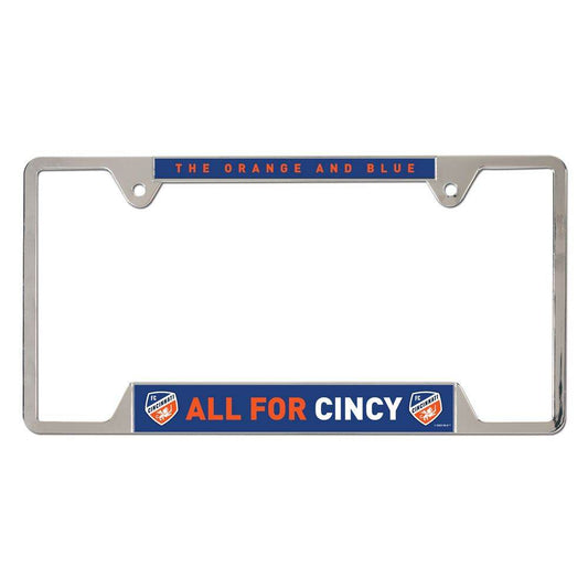 FC Cincinnati Metal License Plate Frame for Cars Durable - ToylandEU