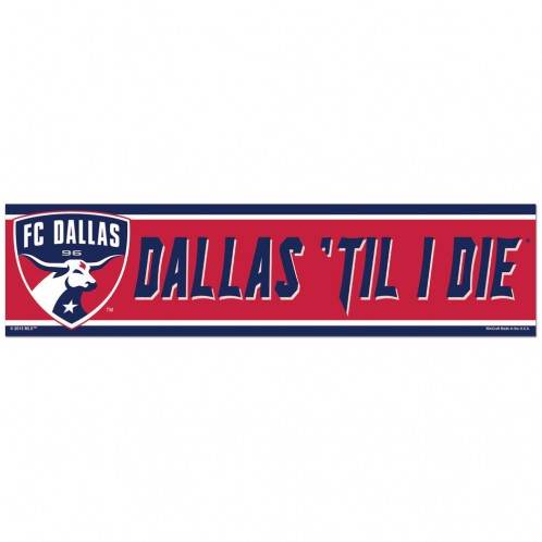 FC Dallas 3x12 Decal Strip Bumper Style Special Order - ToylandEU
