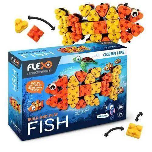 Flexo Ocean Life Fish Educational 210 Pieces Building Set - ToylandEU