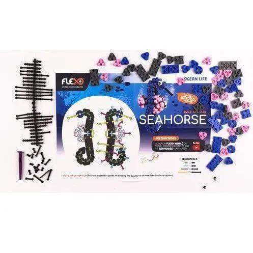 FLEXO Ocean Life Seahorse Building Set Educational Fun - ToylandEU