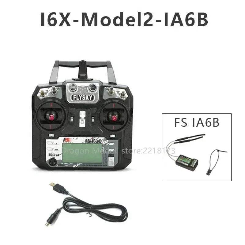 FLYSKY FS-I6X I6X 2.4G 10CH AFHDS 2A Radio Transmitter - ToylandEU