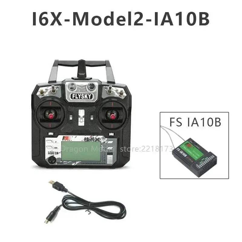 FLYSKY FS-I6X I6X 2.4G 10CH AFHDS 2A Radio Transmitter - ToylandEU