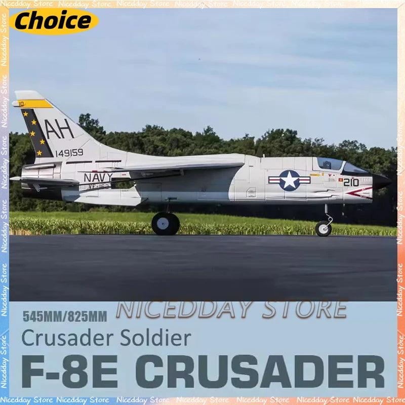 FMS F-8e Crusader Rc Plane | 64Mm Turbojet | Toylandeu