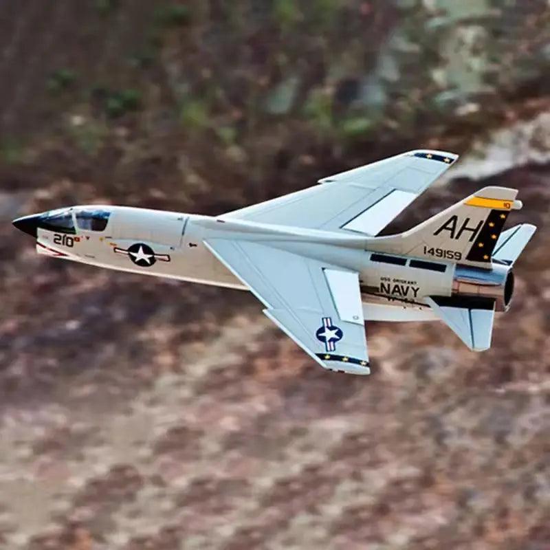 FMS F-8e Crusader Rc Plane | 64Mm Turbojet | Toylandeu