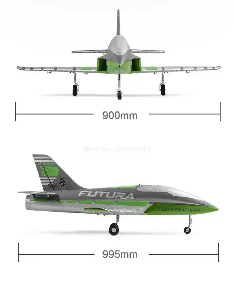 FMS RC Airplane 64mm Futura Tomahawk EDF Jet PNP Model - ToylandEU