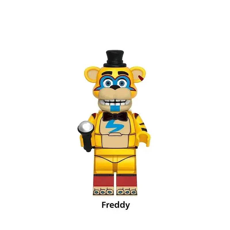 FNAF Mini Building Blocks Action Figures Set 8 Pieces Collectible - ToylandEU