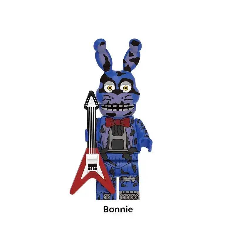 FNAF Mini Building Blocks Action Figures Set 8 Pieces Collectible - ToylandEU