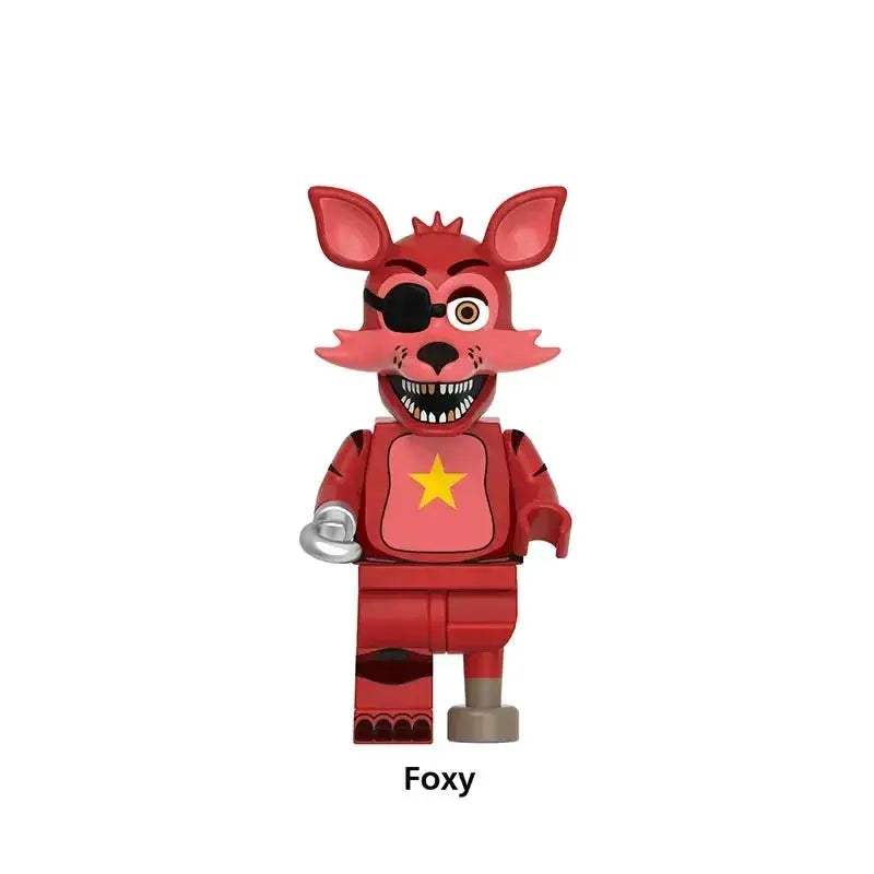 FNAF Mini Building Blocks Action Figures Set 8 Pieces Collectible - ToylandEU